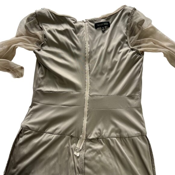 Formal Dress, Party, Mother of the Bride Dress Tadashi Size 12. Tan color. - Picture 13 of 16